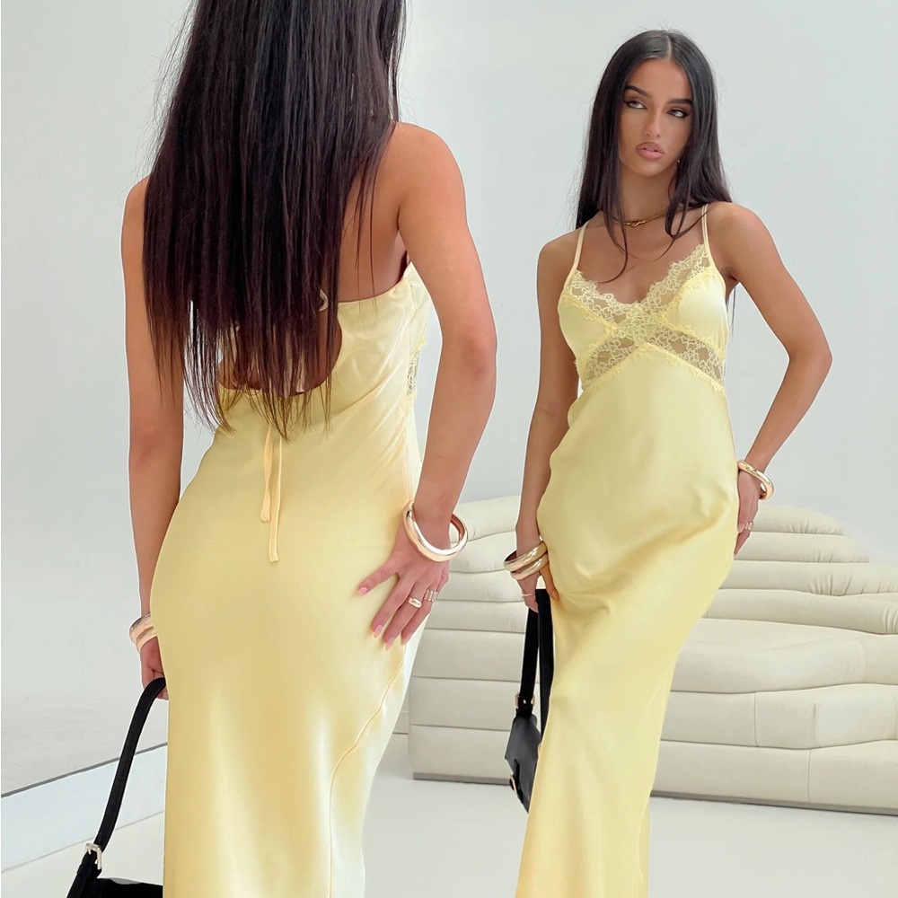 Princess Polly Yellow Maxi Dress